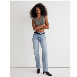 Madewell The 90s Straight Jean Mercer Wash Sz 33